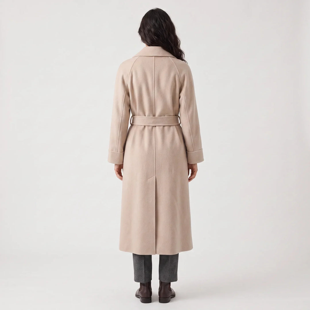 Cappotto Stile Vestaglia con Cintura