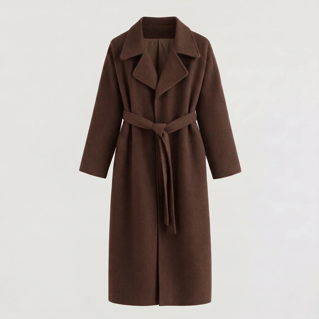 Cappotto Stile Vestaglia con Cintura
