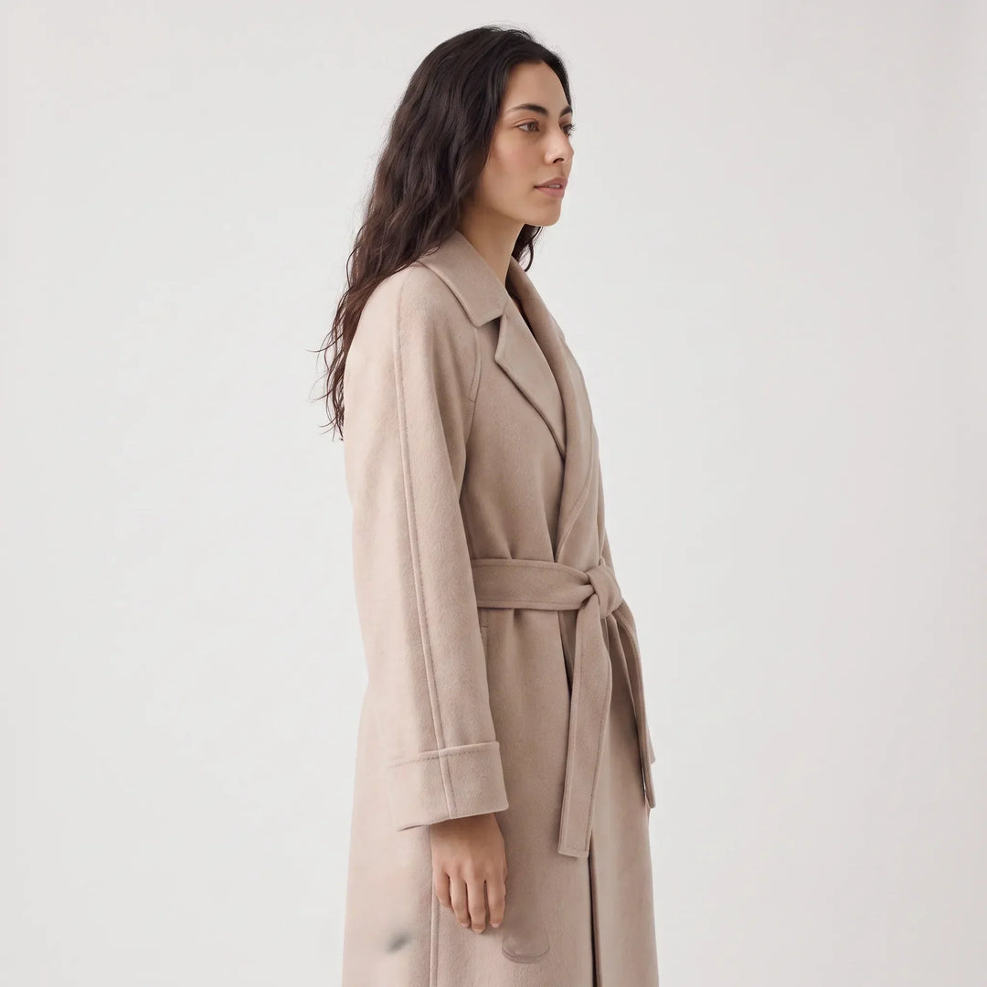 Cappotto Stile Vestaglia con Cintura