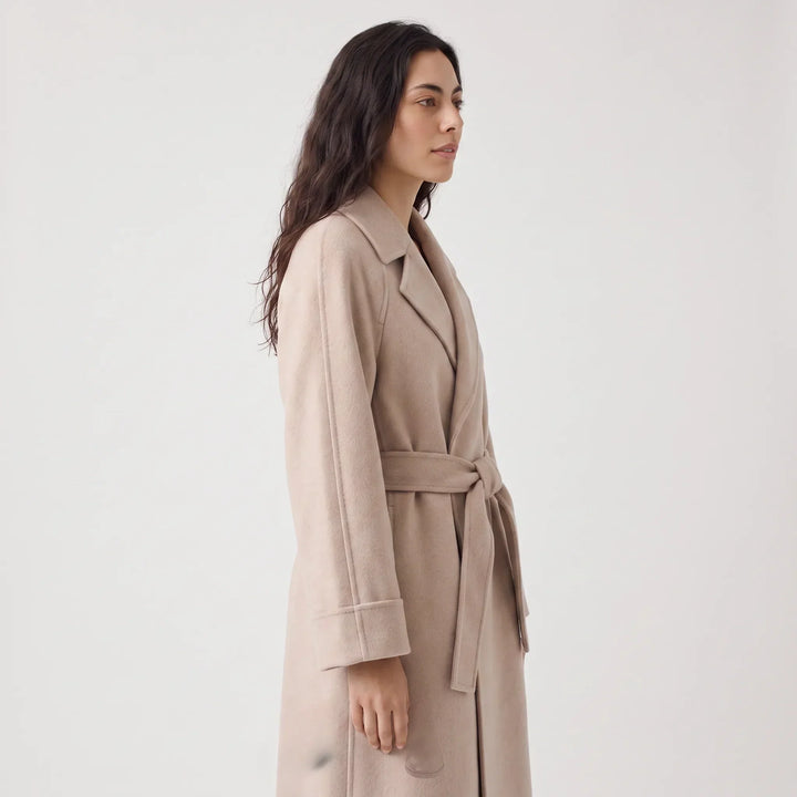 Cappotto Stile Vestaglia con Cintura