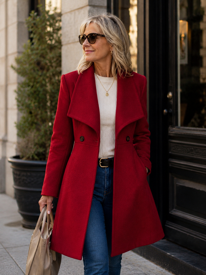 Cappotto Svasato a Doppiopetto