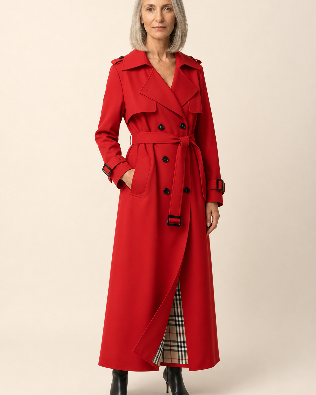 Cappotto Trench a Doppiopetto