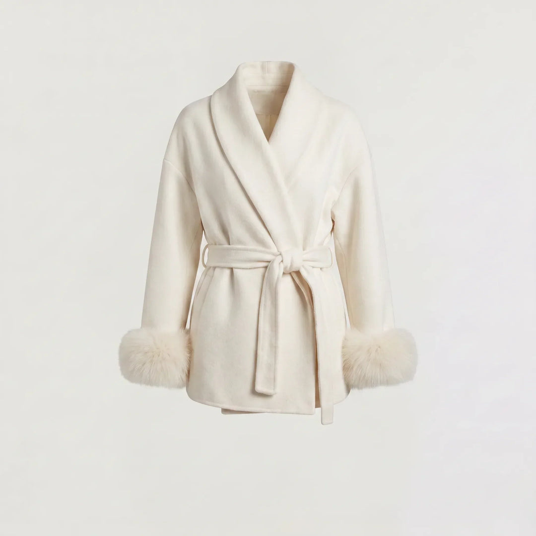 Cappotto Vestaglia con Polsini Voluminosi