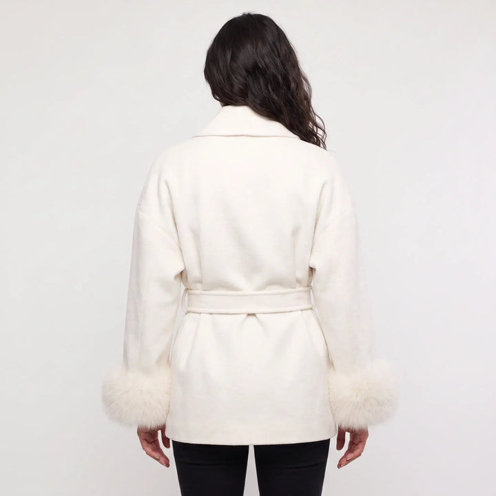Cappotto Vestaglia con Polsini Voluminosi