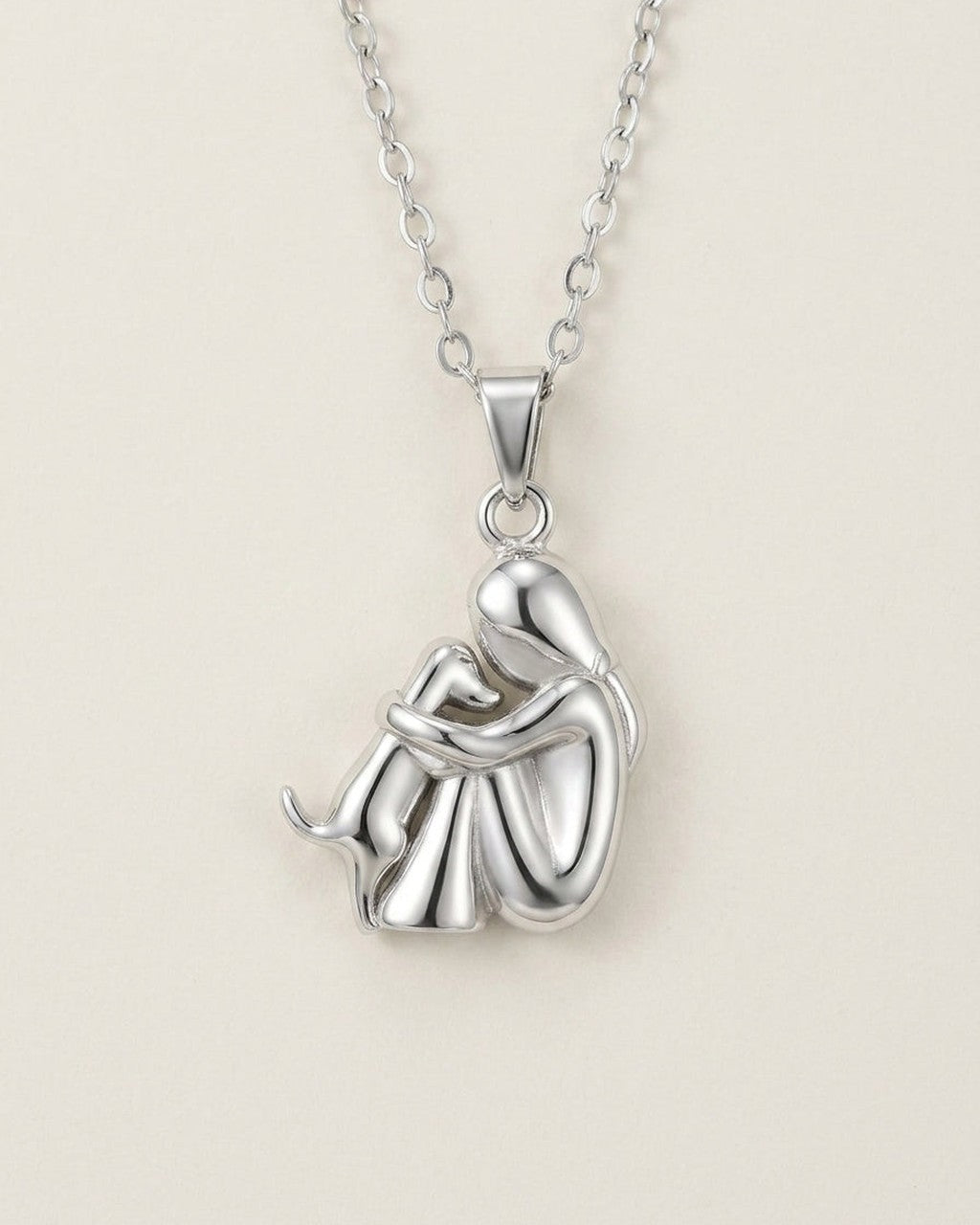 Collana con Ciondolo Abbraccio