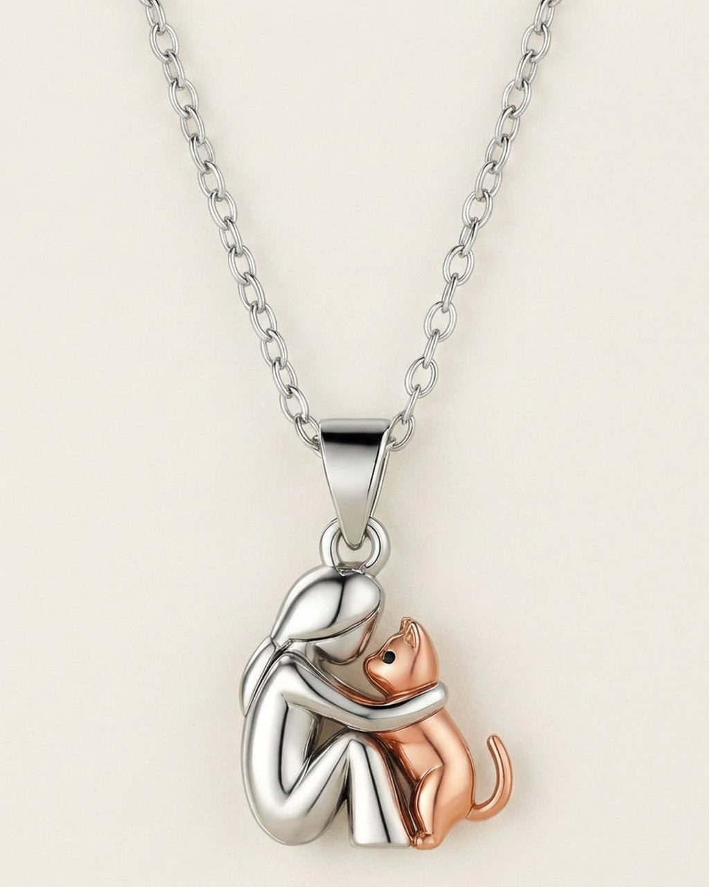 Collana con Ciondolo Amore Felino