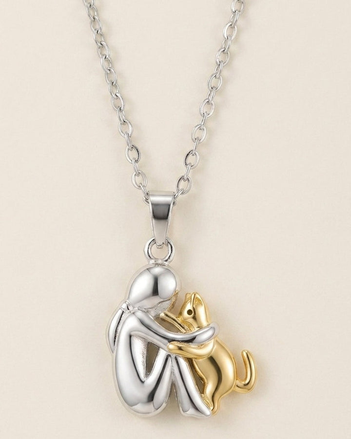 Collana con Ciondolo Amore Felino