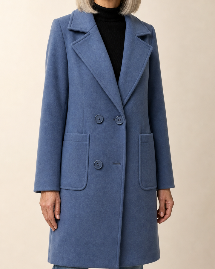 Cappotto a Doppiopetto Dritto