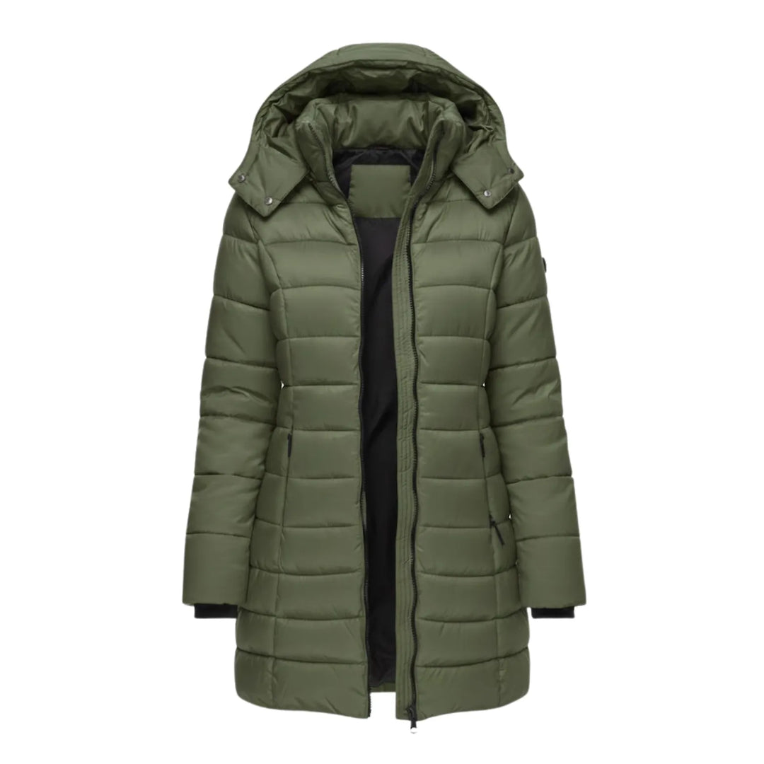 Cappotto Trapuntato Leggermente Avvitato