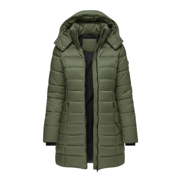 Cappotto Trapuntato Leggermente Avvitato