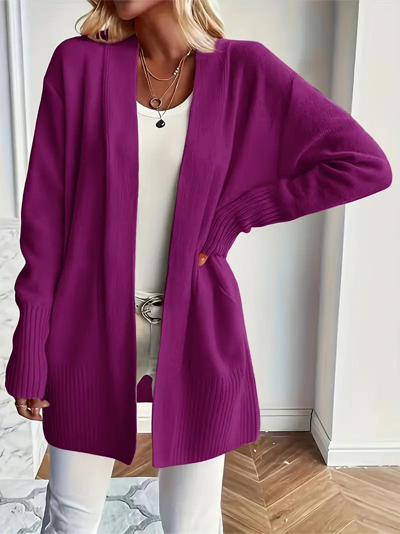 Cardigan Aperto con Tasche