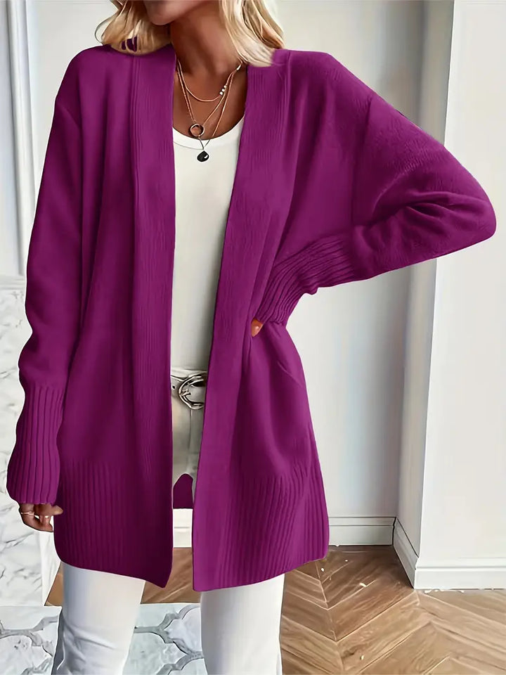 Cardigan Aperto con Tasche