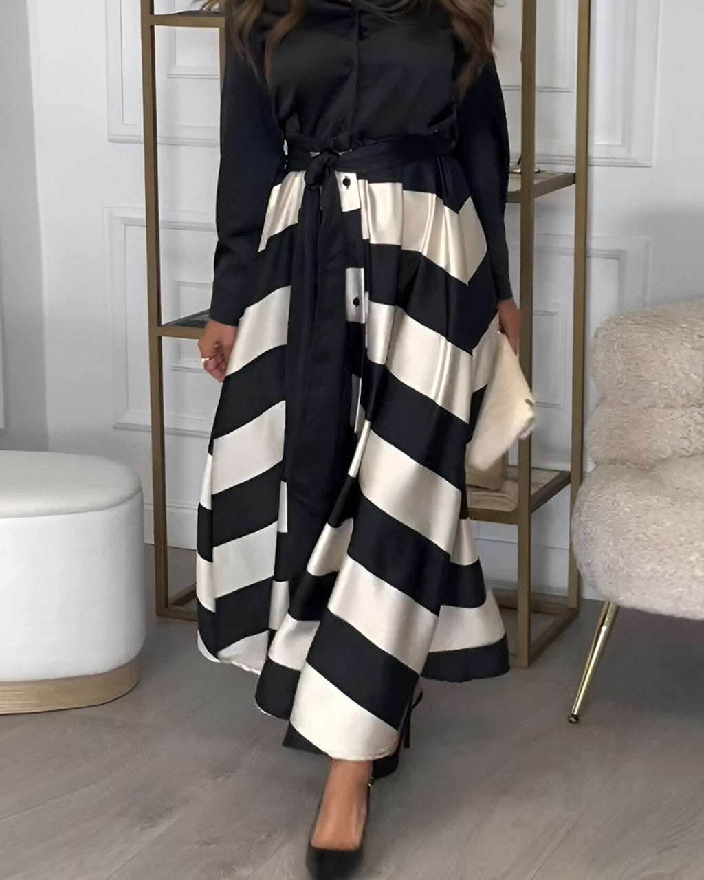 Completo con Camicia e Pantalone Palazzo