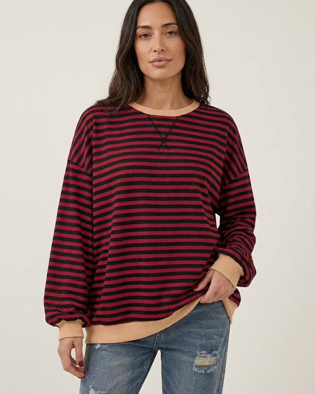 Completo Coordinato a Righe Colorate