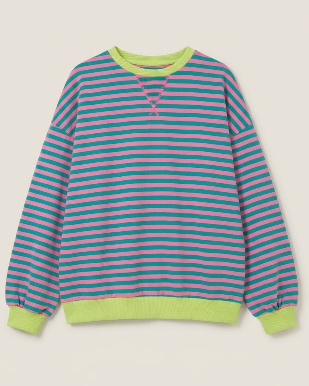 Completo Coordinato a Righe Colorate