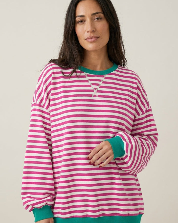 Completo Coordinato a Righe Colorate