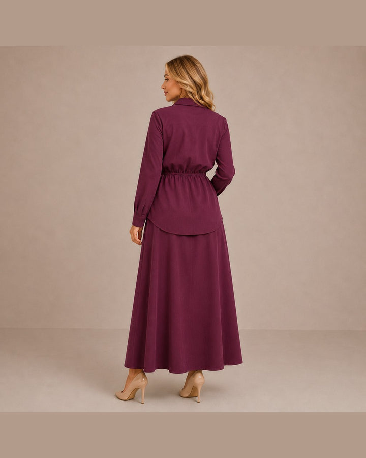 Completo Elegante con Gonna Lunga