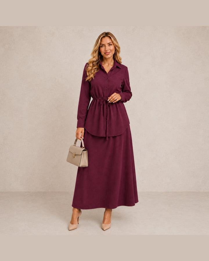 Completo Elegante con Gonna Lunga