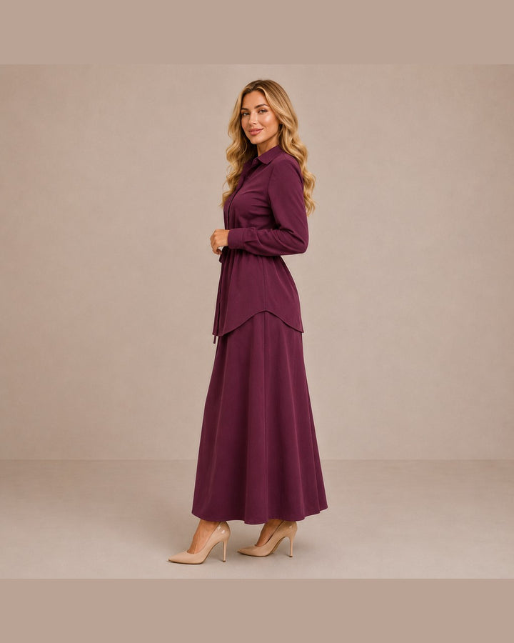 Completo Elegante con Gonna Lunga