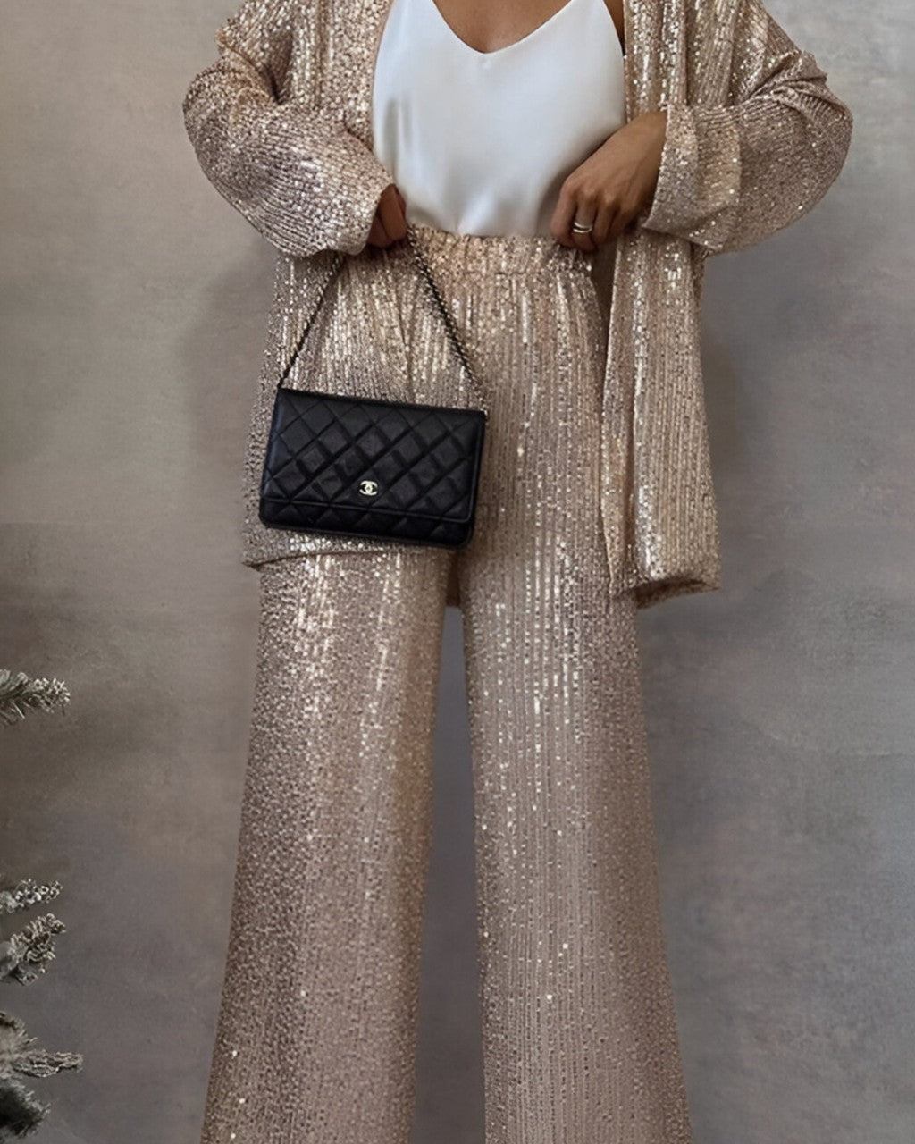 Completo Elegante Scintillante