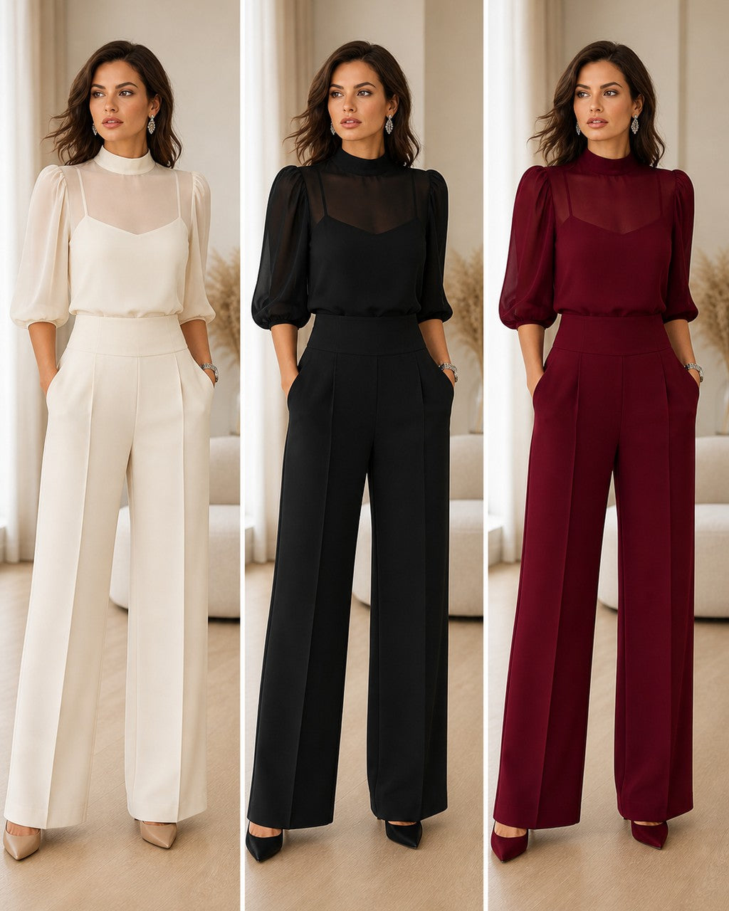 Completo Elegante Tre Pezzi