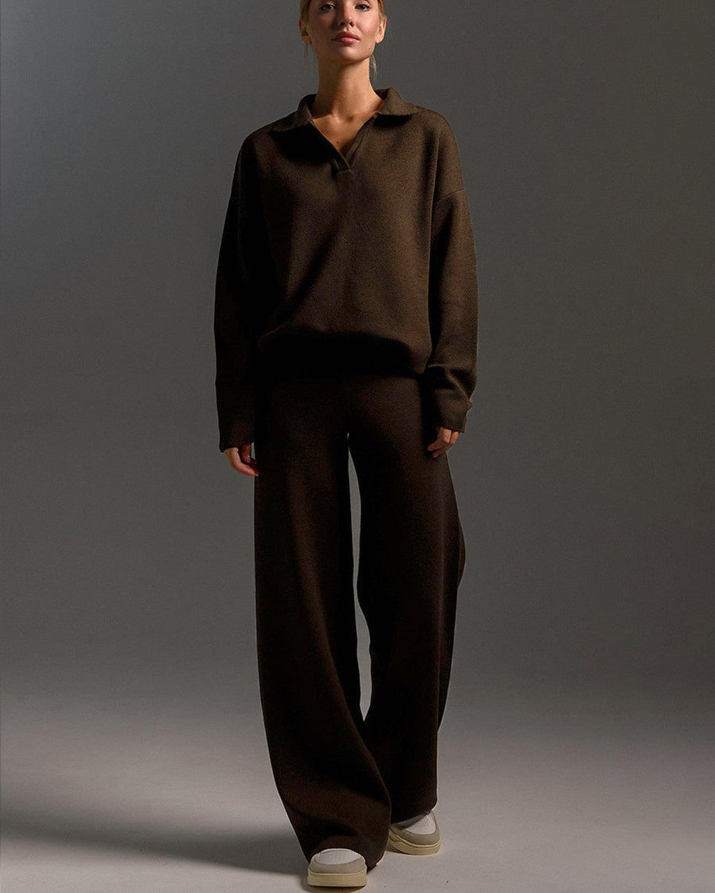 Completo Oversize con Collo a Polo