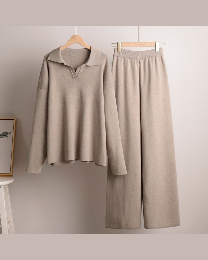 Completo Oversize con Collo a Polo