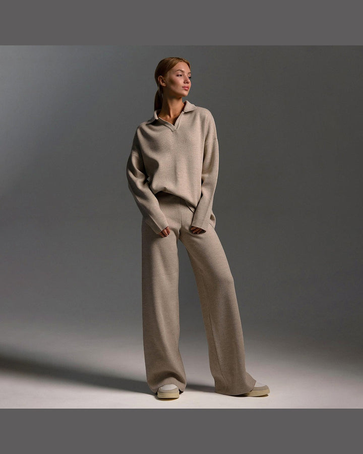 Completo Oversize con Collo a Polo