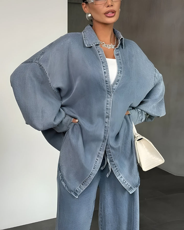 Completo Oversize con Pantalone Largo