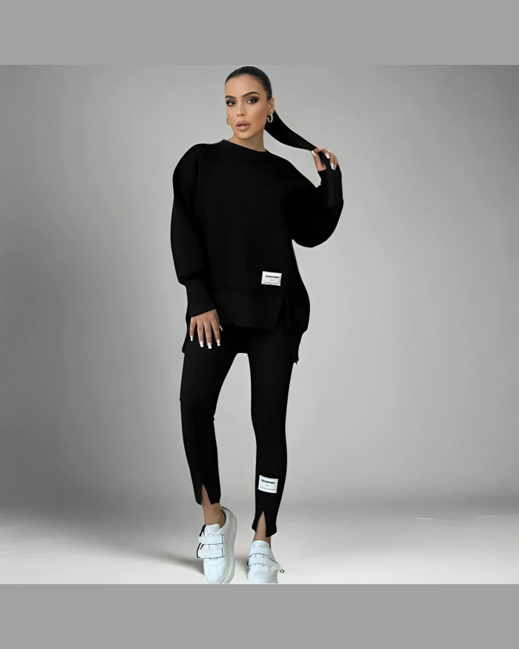 Completo Oversize con Spacchi Laterali