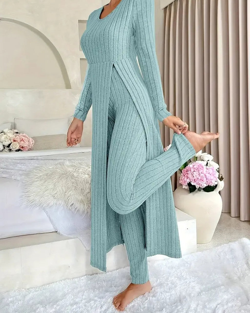 Completo Pantalone con Tunica Lunga