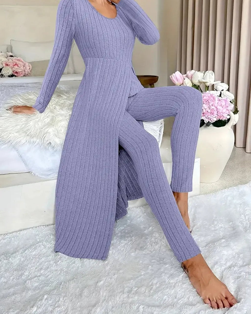 Completo Pantalone con Tunica Lunga