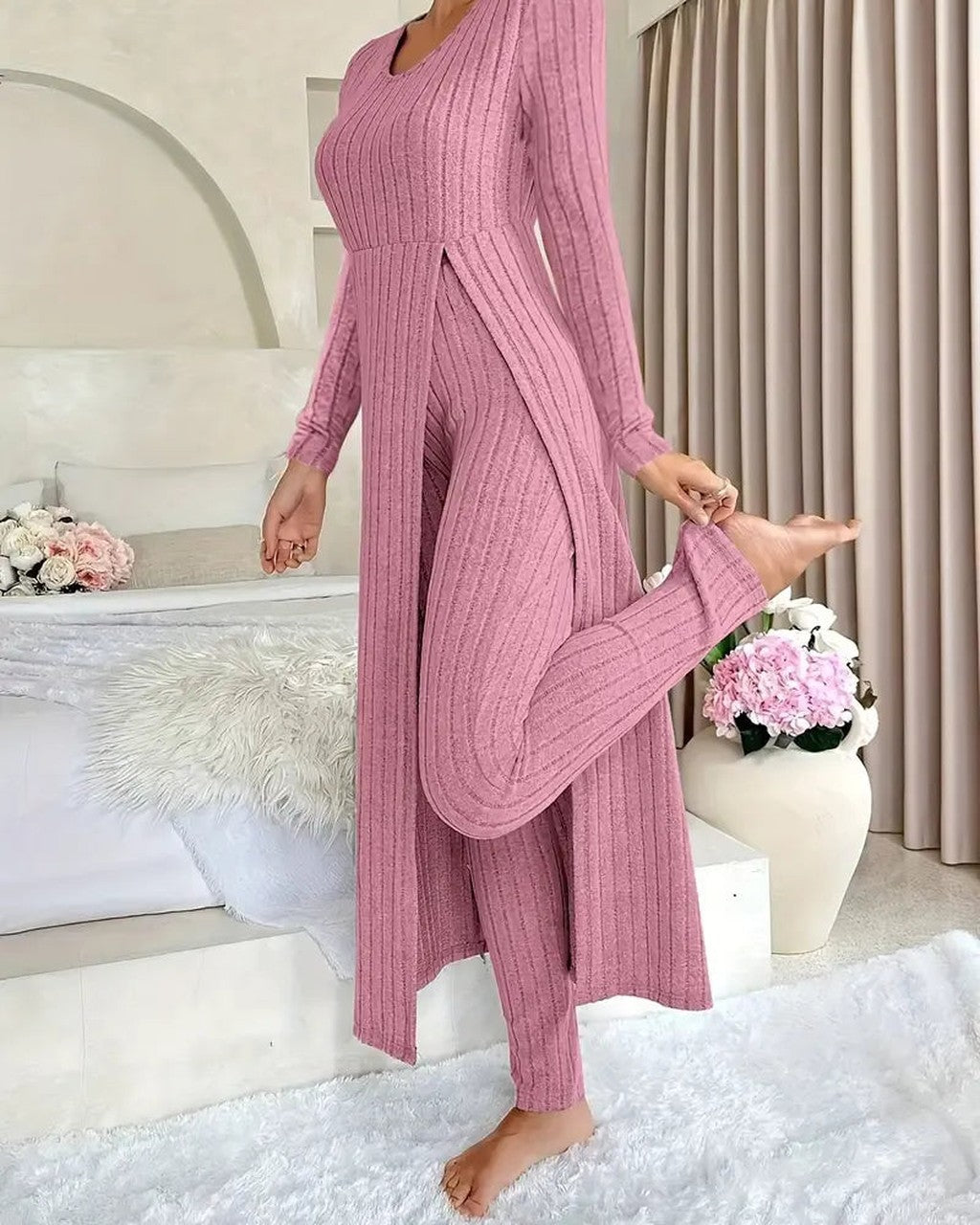 Completo Pantalone con Tunica Lunga