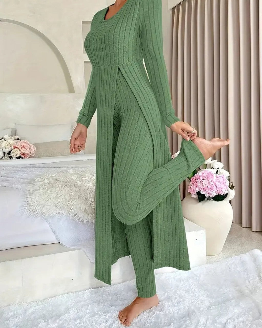 Completo Pantalone con Tunica Lunga