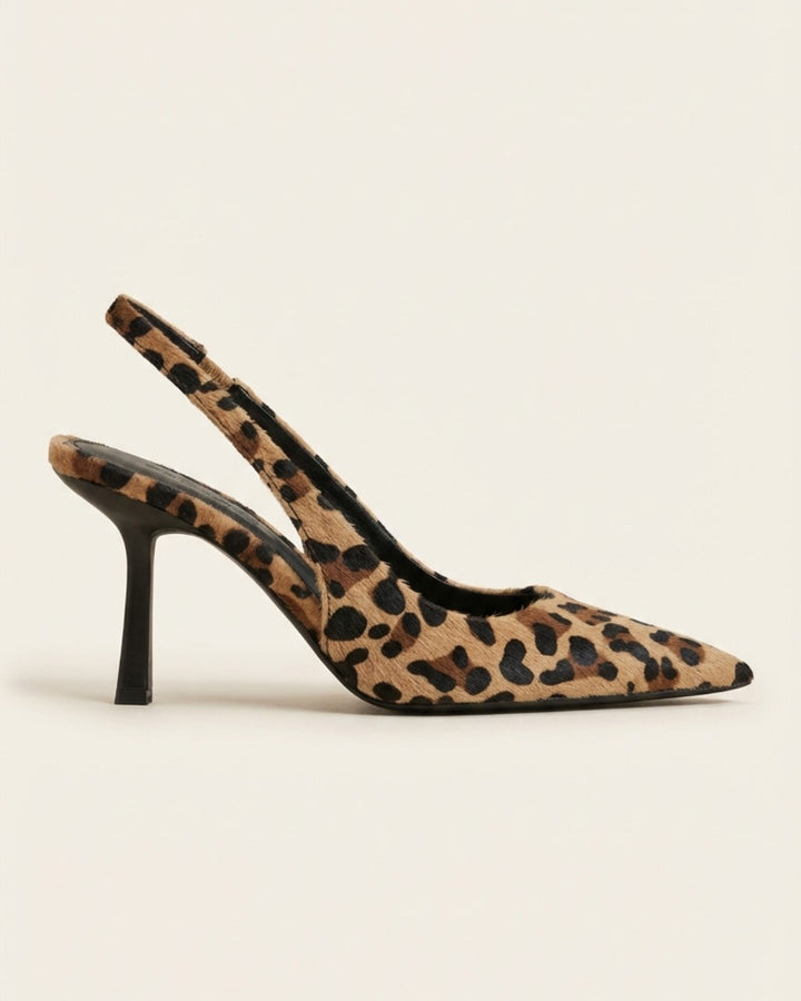Décolleté Animalier a Punta Sfilata