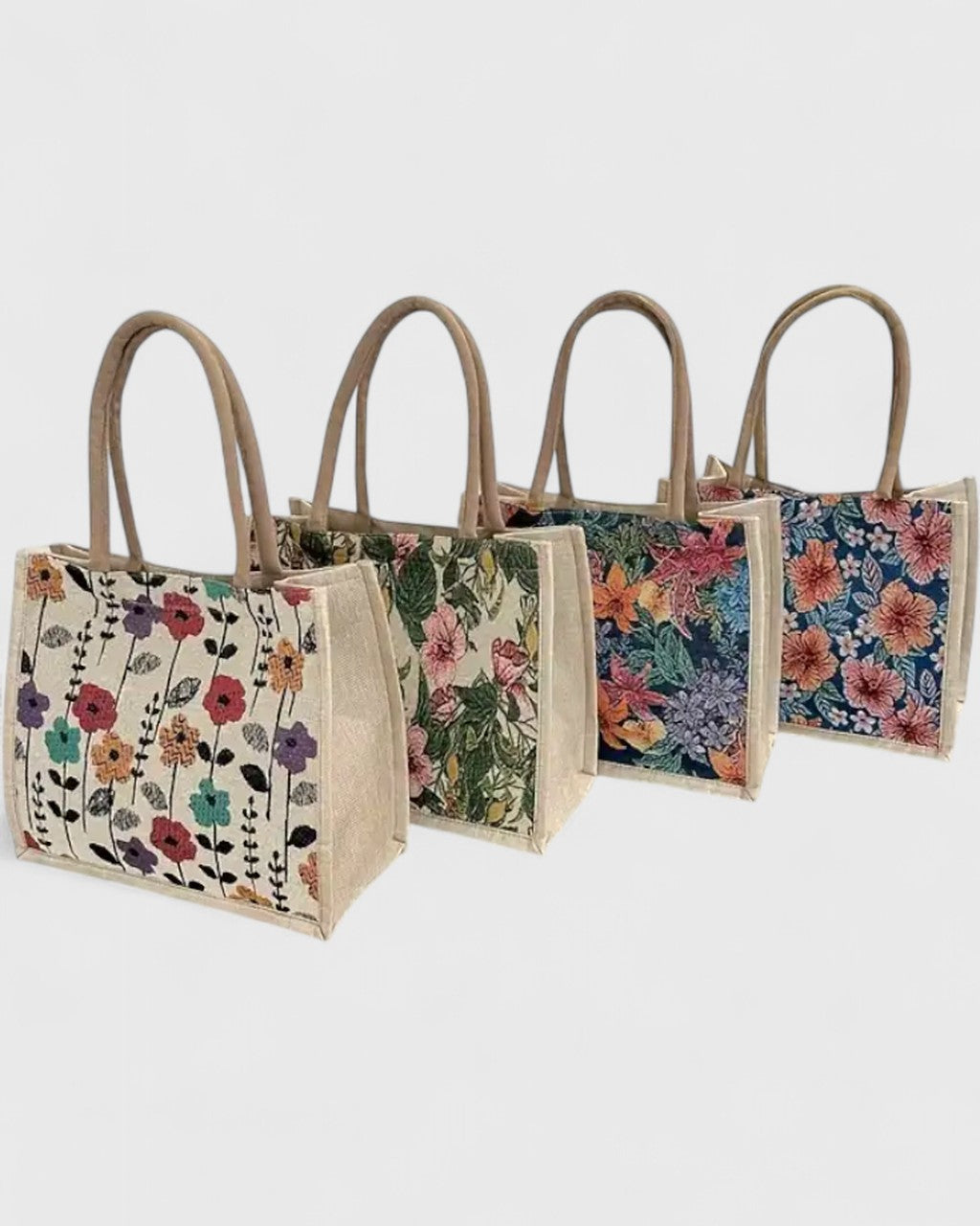 Borsa Shopper a Fantasia Floreale