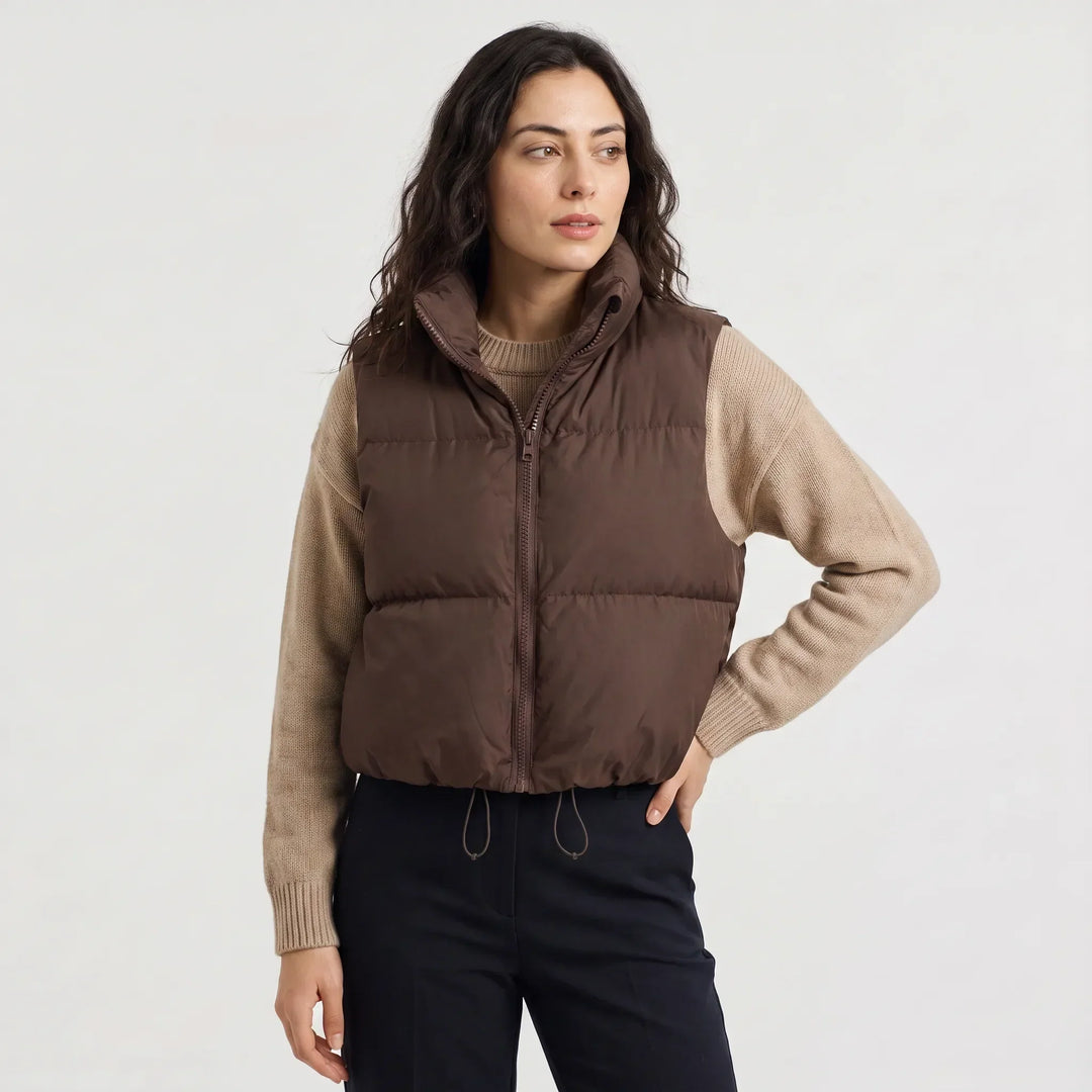 Giacca Smanicata con Collo Alto