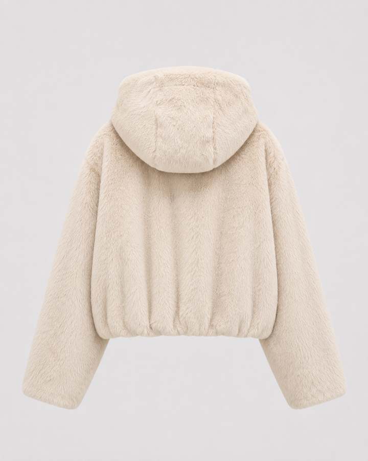 Giacca Soffice con Cappuccio Avvolgente