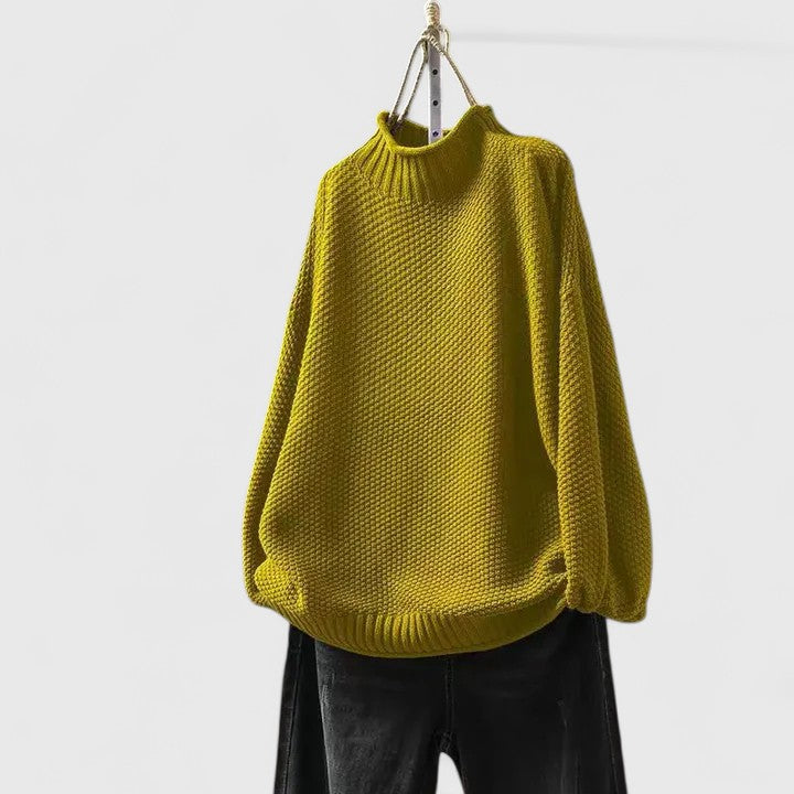 Maglione Ampio a Collo Alto