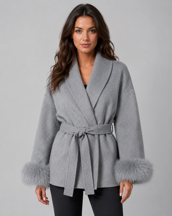 Cappotto con Polsini Soffici