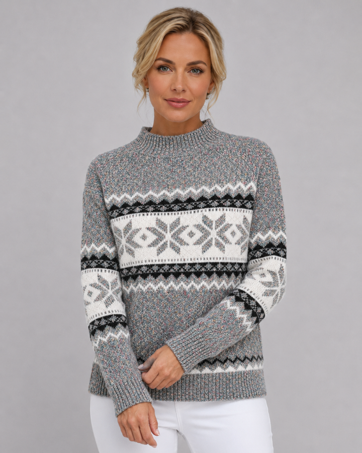 Maglione con Motivo Invernale