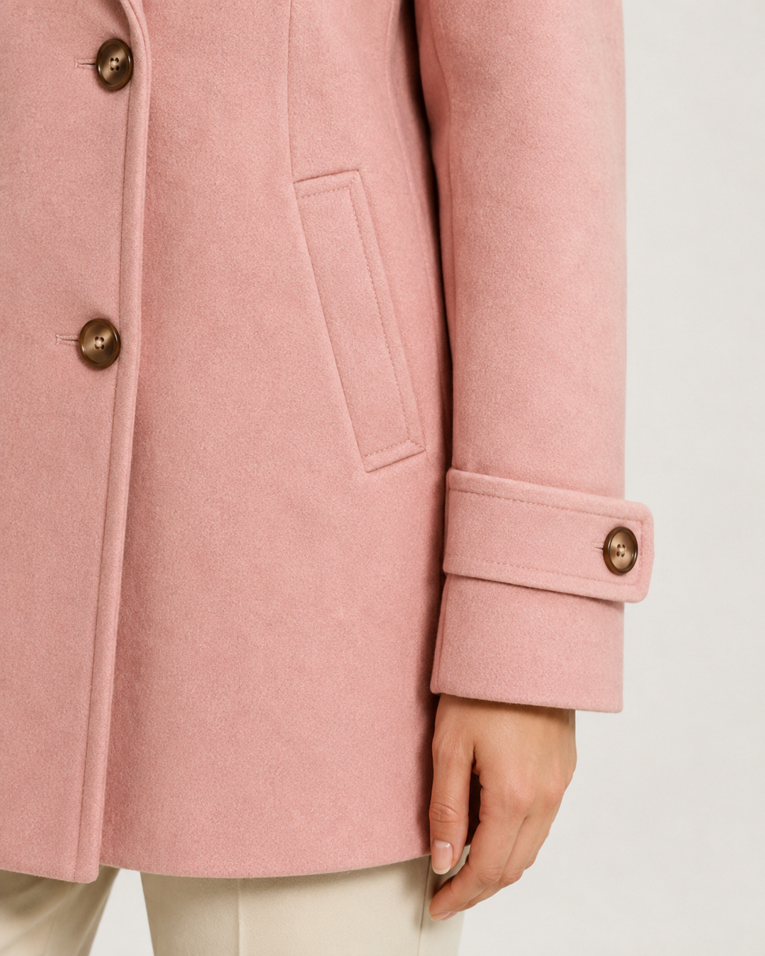 Cappotto Corto a Doppiopetto
