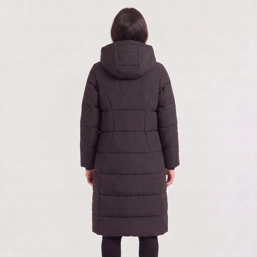 Cappotto Dritto con Cappuccio