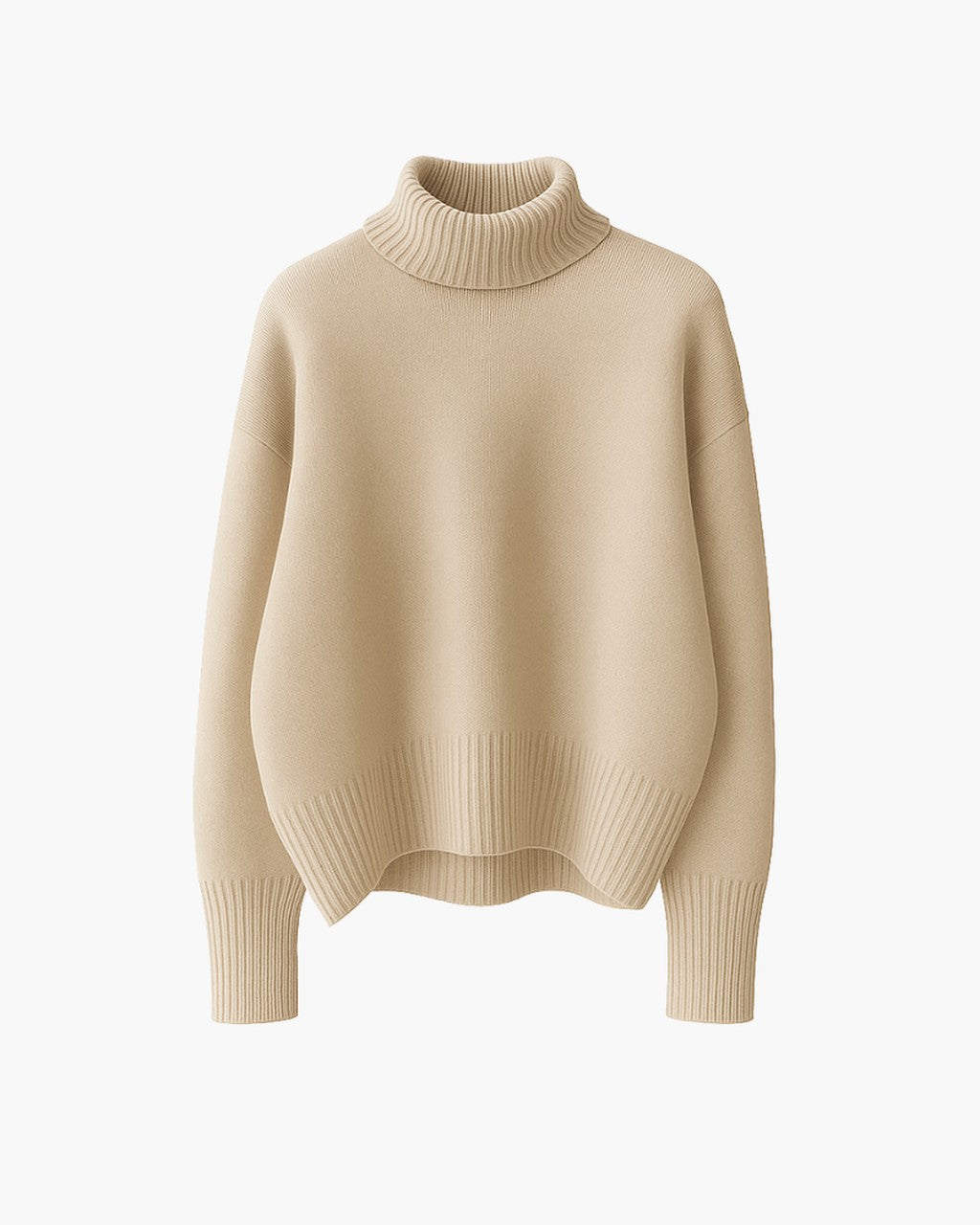 Maglione a Collo Alto Rilassato