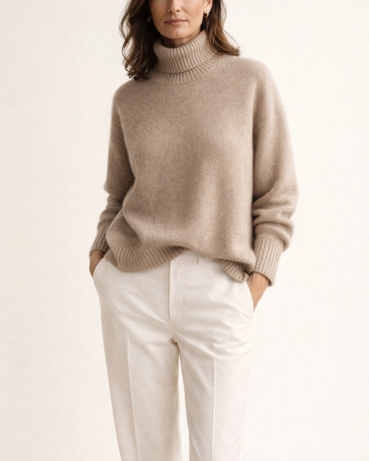 Maglione a Collo Alto Rilassato