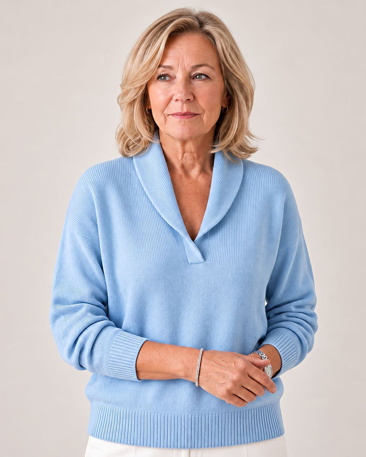 Maglione con Collo a Scialle