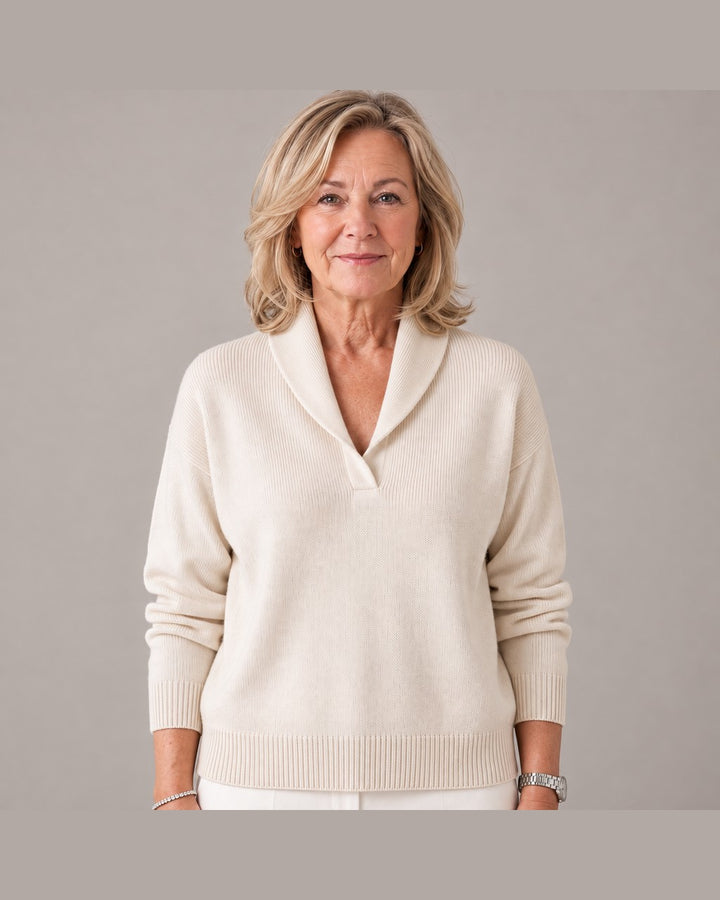 Maglione con Collo a Scialle