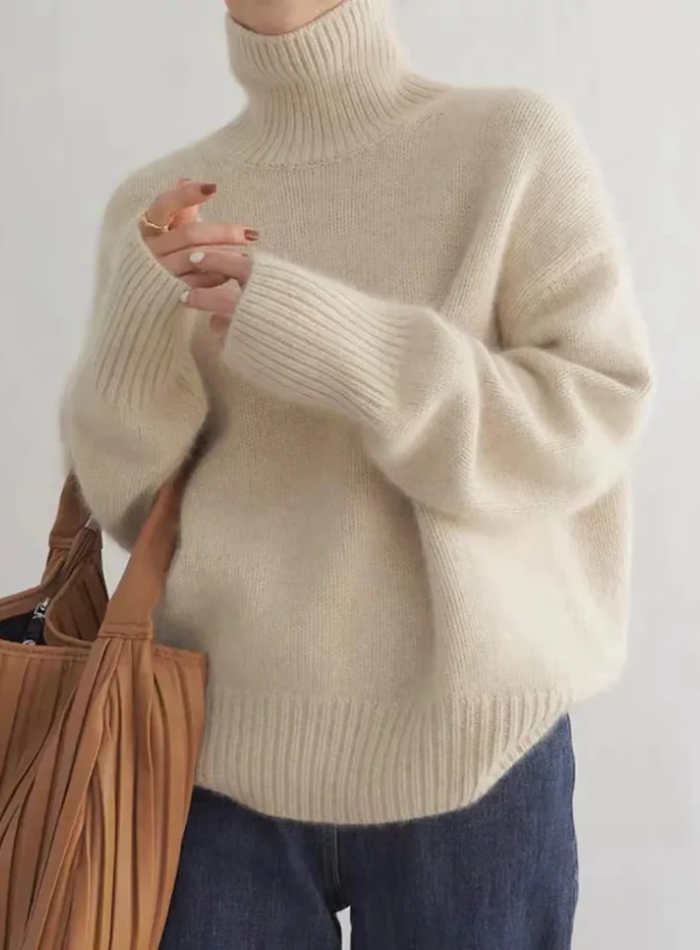 Maglione con Collo Avvolgente