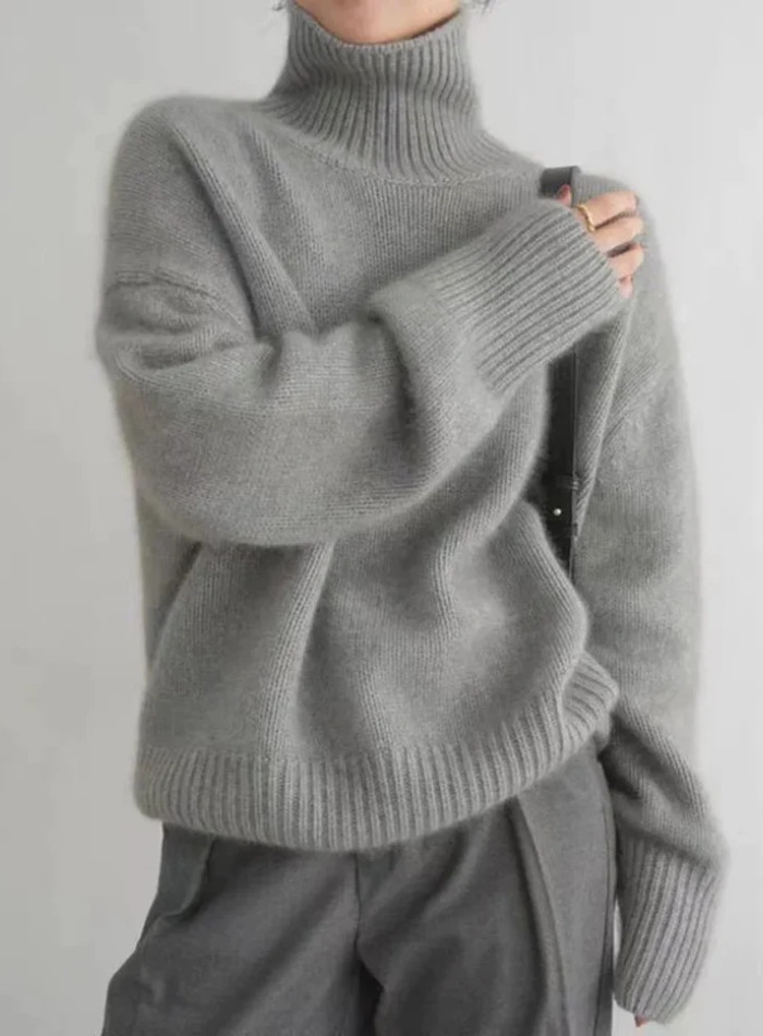 Maglione con Collo Avvolgente