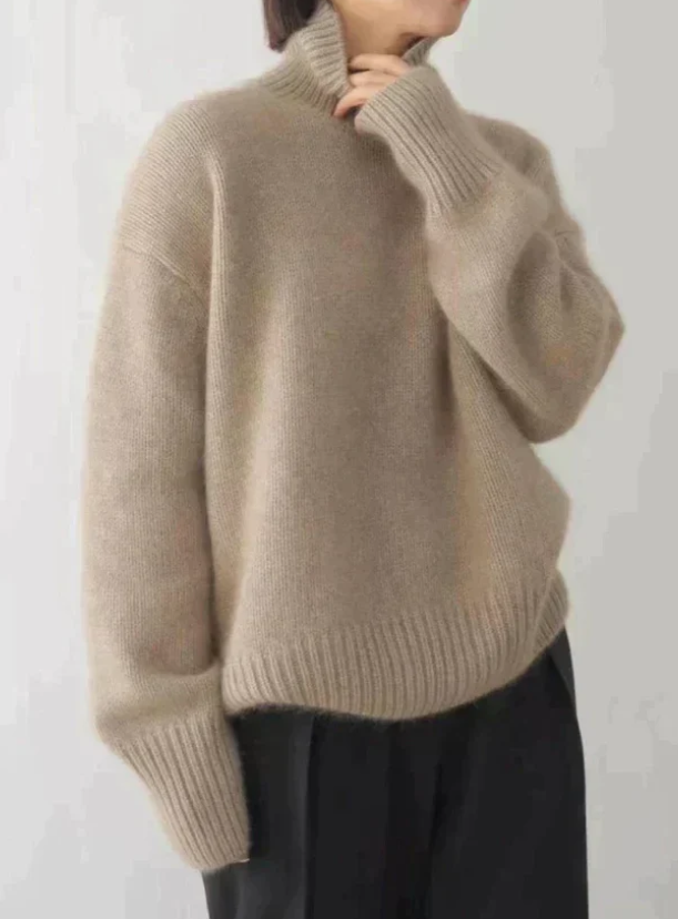 Maglione con Collo Avvolgente